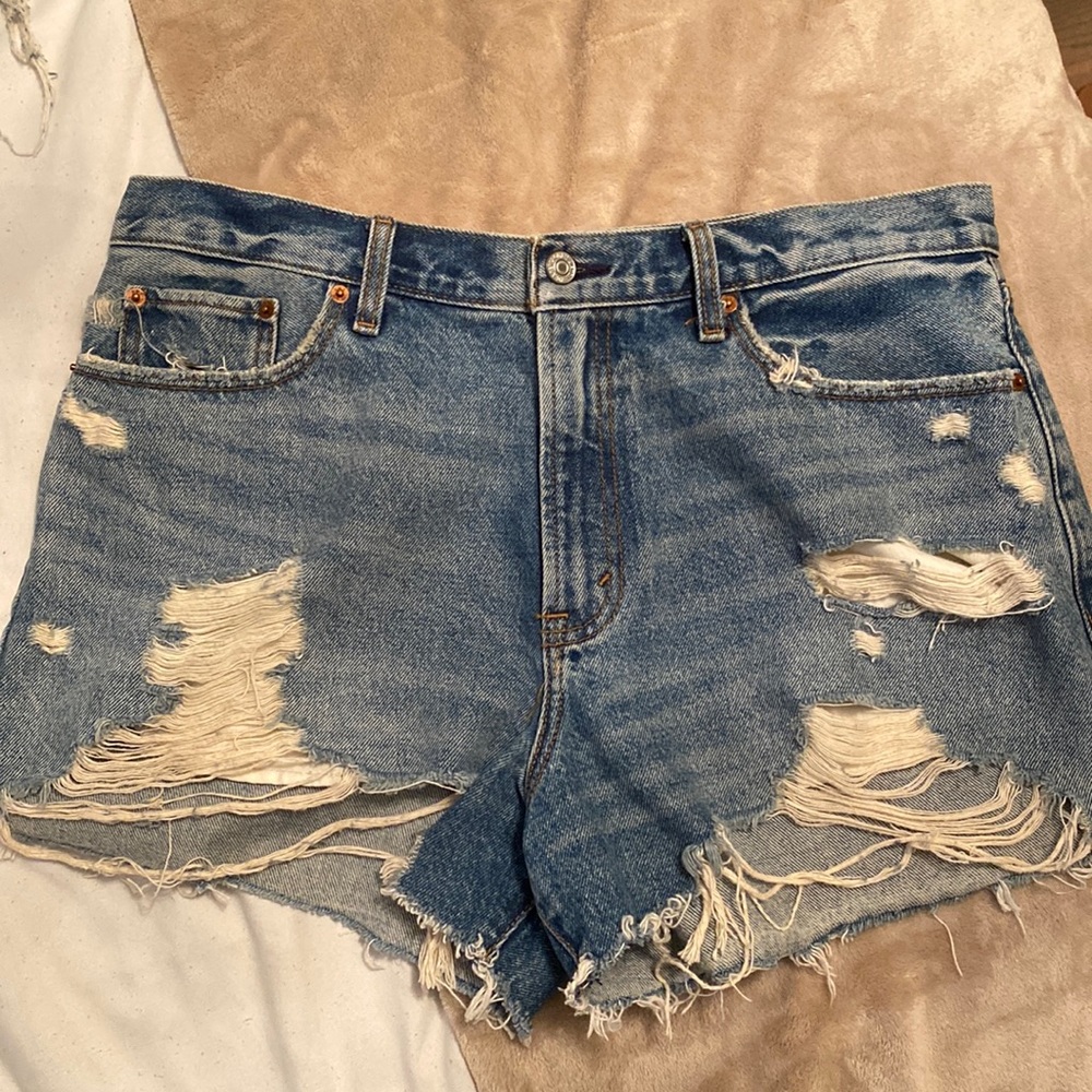 COPY - Abercrombie High Waist Denim Shorts - NWOT